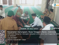 KUA Kec. Gunungsari Terbitkan Elektronik Akta Ikrar Wakaf / (E-AIW) Tanah Makam Darul Muhajirin BTN – BSA Midang, Gunungsari, Lombok Barat