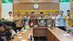 Dema FTK Dan HMPS PAI Fakultas Tarbiyah Dan Keguruan Bekerjasama Dengan Rumah Moderasi UIN Mataram Gelar Dialog Moderasi Beragama Para TOGA FKUB NTB.