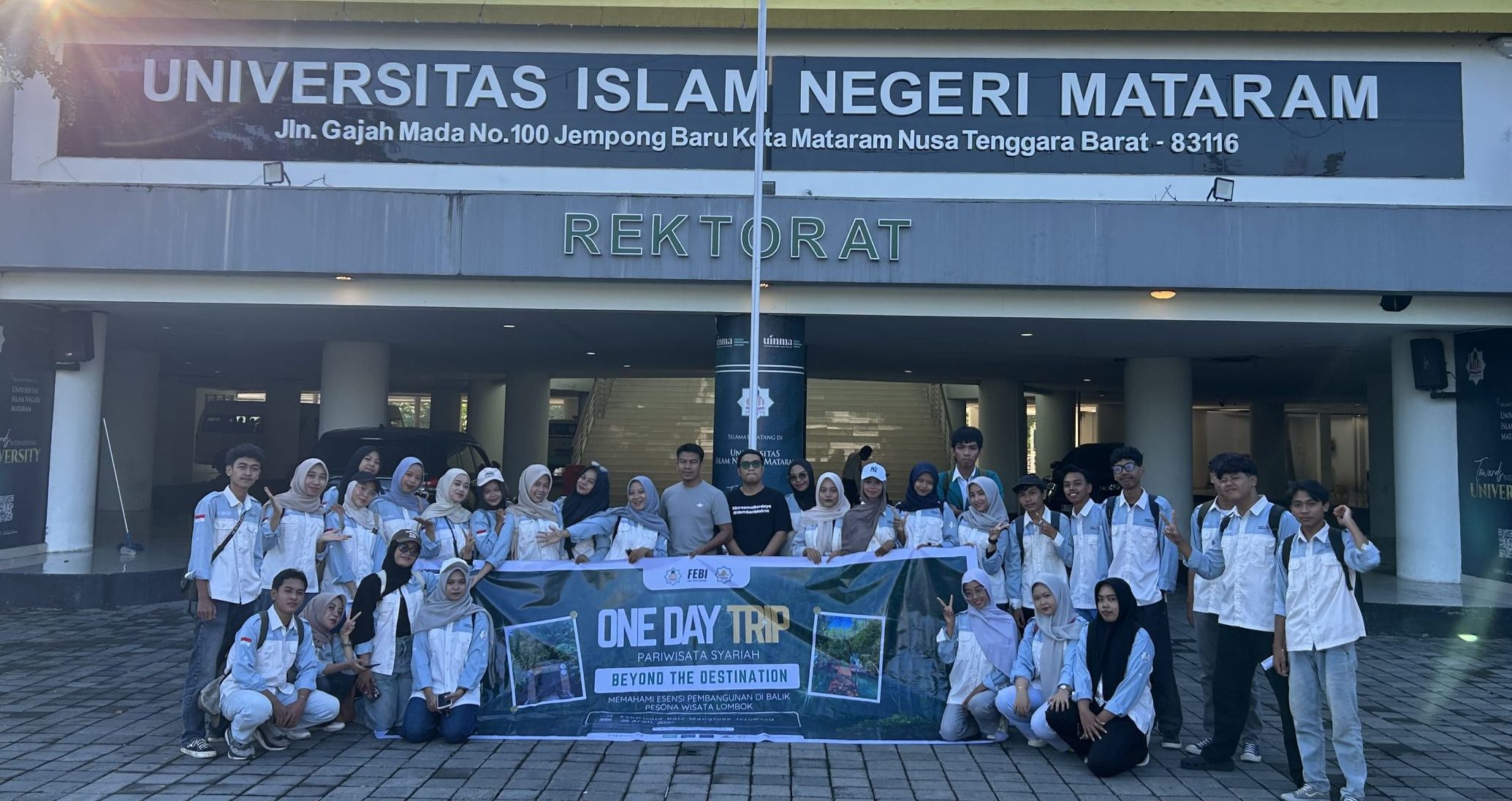 Foto : Praktikum Mahasiswa Pariwisata Syariah FEBI UIN Mataram