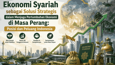 Ketahanan ekonomi tidak hanya dibangun melalui angka pertumbuhan, tetapi juga melalui keadilan, produktivitas, dan kebermanfaatan. Di sinilah ekonomi syariah menemukan relevansinya.