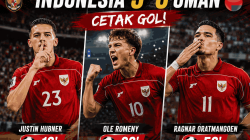 Naik Ranking FIFA! Indonesia Tampil Superior Saat Bungkam Oman 3-0 Tanpa Balas.