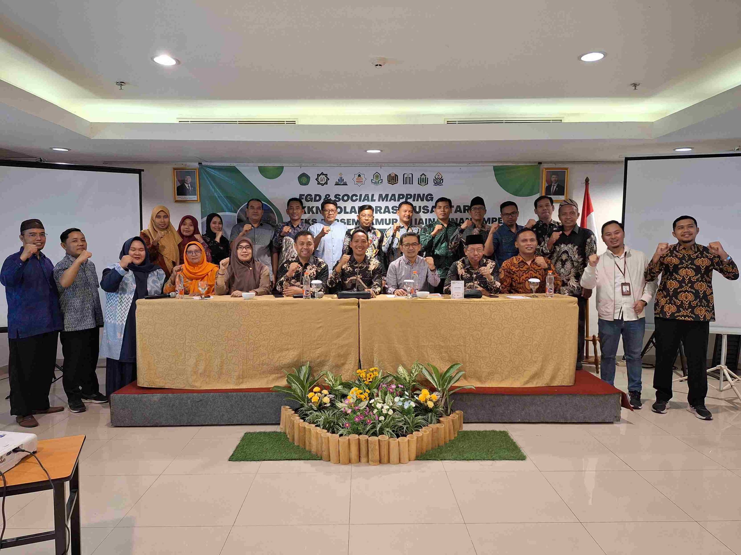Focus Group Discussion (FGD) dan Social Mapping KKN Kolaborasi Nusantara yang diselenggarakan di Amaris Hotel Ponorogo oleh LPPM UIN Kiai Ageng Muhammad Besari Ponorogo. Rabu s/d Kamis, 03 s/d 05 Juni 2026